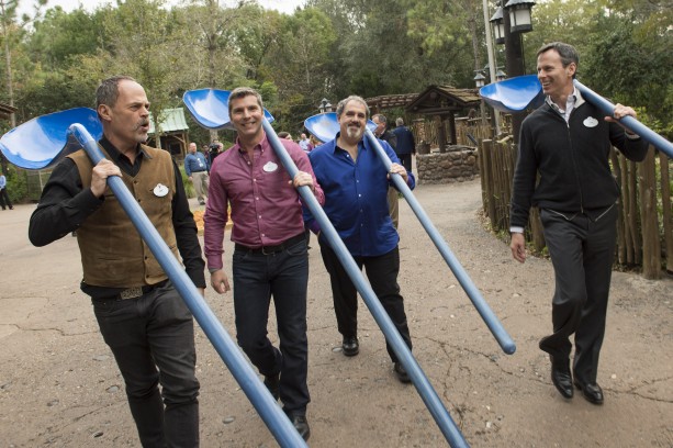 Joe Rhode, Bruce Vaughn, Jon Landau, and Tom Staggs Joe Rhode, Bruce Vaughn, Jon Landau, and Tom Staggs