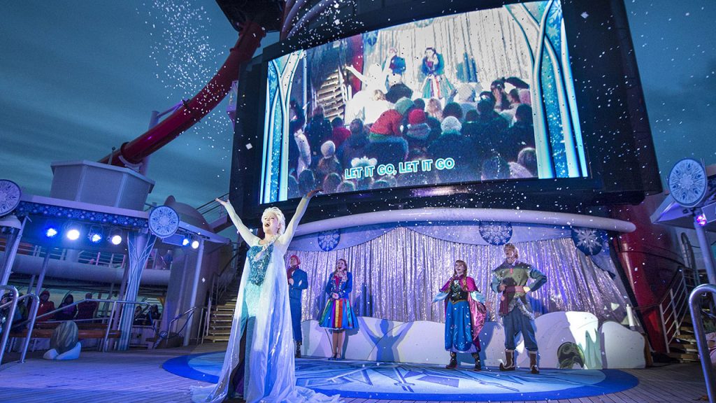 “Freezing the Night Away with Anna, Elsa and Friends” Deck Party