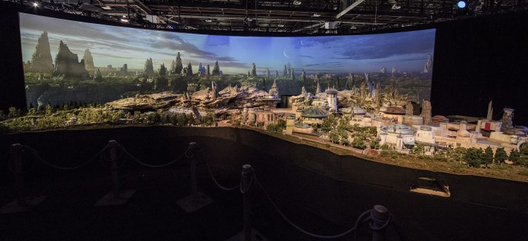 Walt Disney Parks and Resorts Chairman Bob Chapek Reveals Epic, Detailed Model of Star Wars-Themed Lands