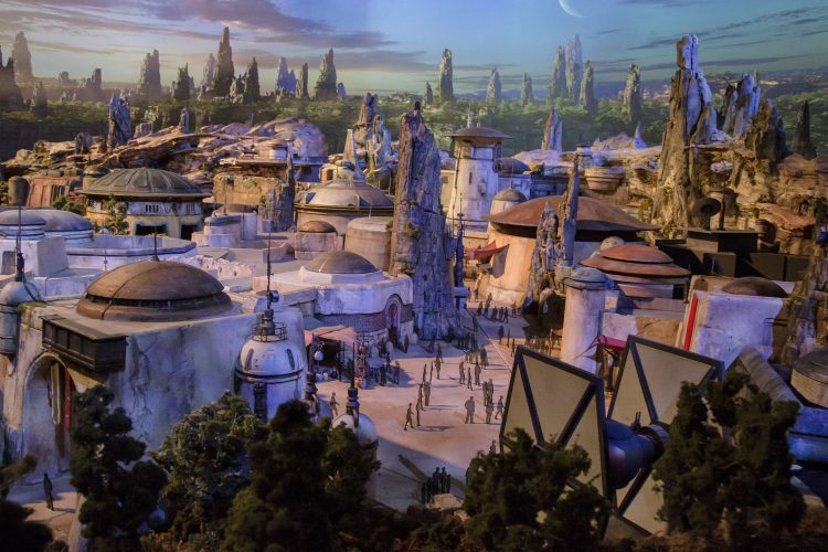 Walt Disney Parks and Resorts Chairman Bob Chapek Reveals Epic, Detailed Model of Star Wars-Themed Lands