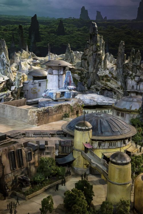 Walt Disney Parks and Resorts Chairman Bob Chapek Reveals Epic, Detailed Model of Star Wars-Themed Lands